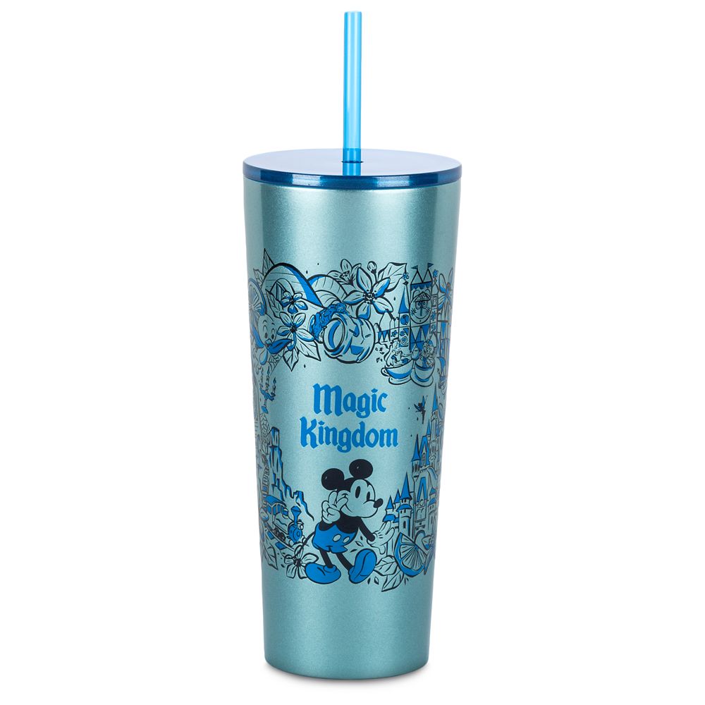 Disney Magic Kingdom Stainless Steel Starbucks® Tumbler With Straw