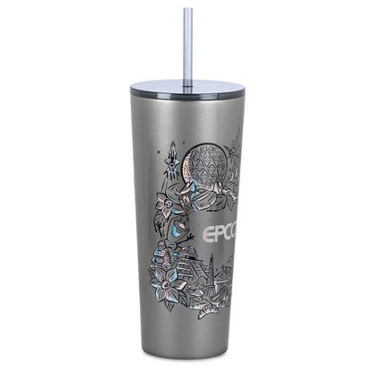 Disney EPCOT Stainless Steel Starbucks® Tumbler With Straw