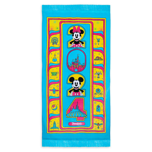  Mickey And Minnie Mouse Beach Towel – Disneyland 2024 – Large