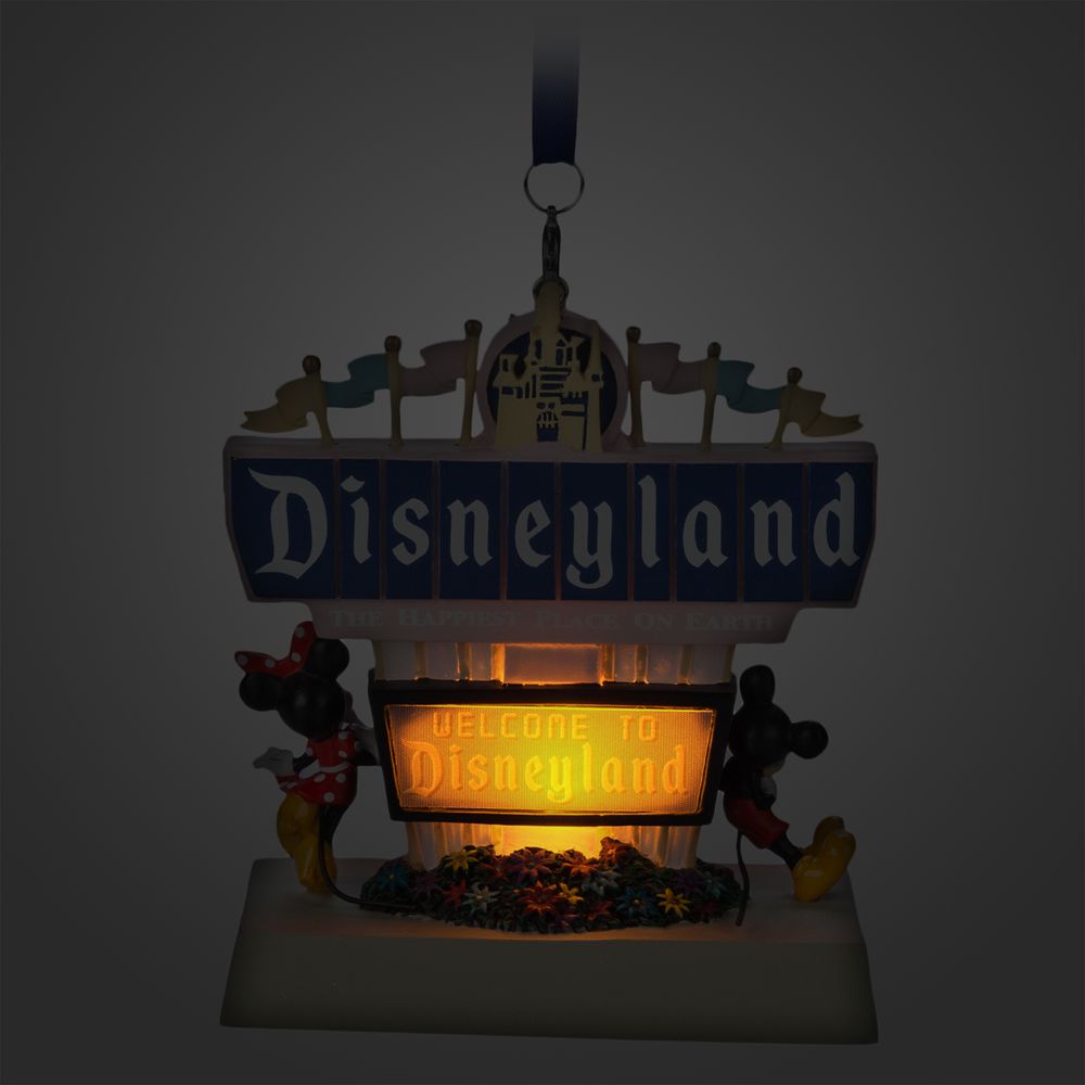  Disneyland Marquee Sketchbook Ornament