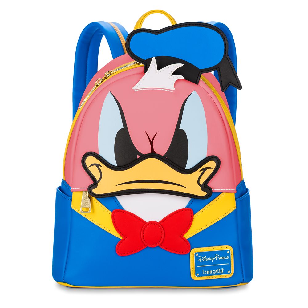 Disney Donald Duck 90th Anniversary Color Changing Loungefly Mini Backpack