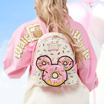  Mickey Mouse Donut Loungefly Mini Backpack – Disney Eats