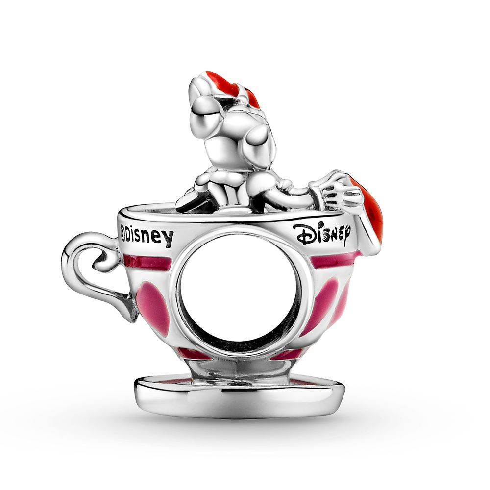  Mickey Mouse And Minnie Mouse Teacup Charm By Pandora – Mad Tea Party – Disney Parks