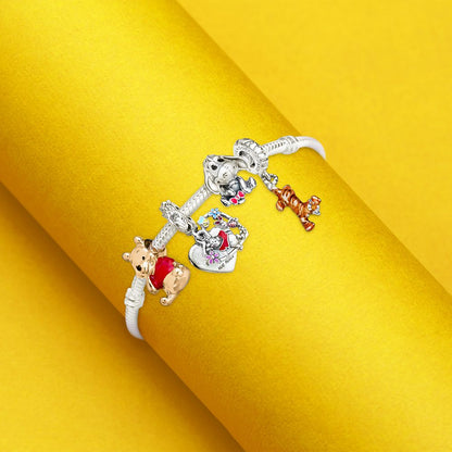 Disney Winnie The Pooh And Piglet Double Dangle Charm By Pandora