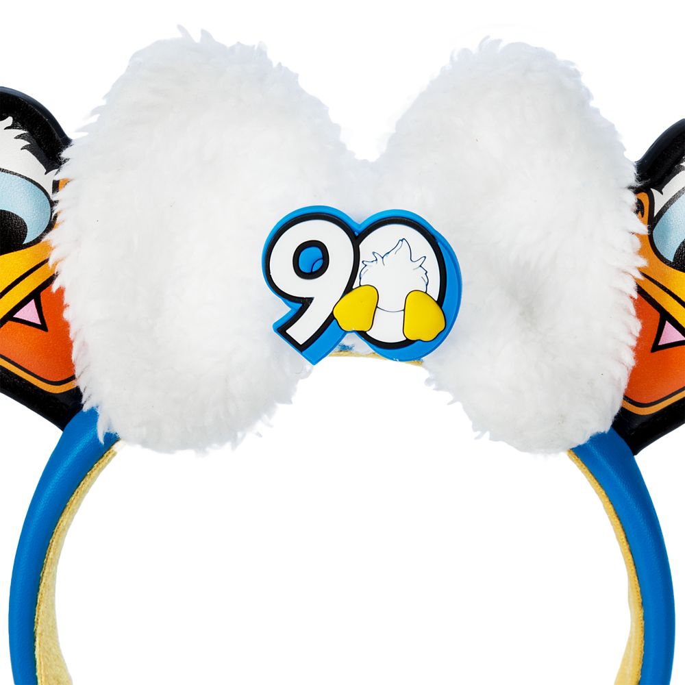 Disney Donald Duck 90th Anniversary Ear Headband For Adults