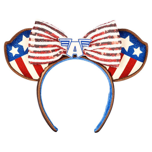 Disney Captain America Ear Headband For Adults