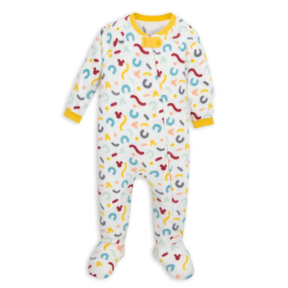 Disney Mickey Mouse Icon Fleece Stretchie Sleeper For Baby