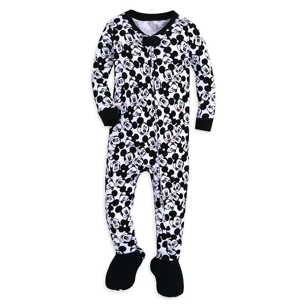 Disney Mickey Mouse Long Sleeve Stretchie Sleeper For Baby