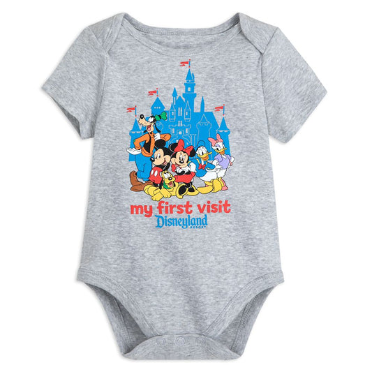  Mickey Mouse And Friends ''My First Visit'' Bodysuit For Baby – Disneyland