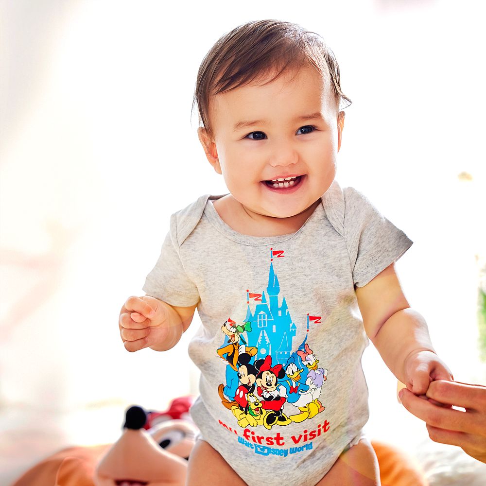  Mickey Mouse And Friends ''My First Visit'' Bodysuit For Baby – Walt Disney World