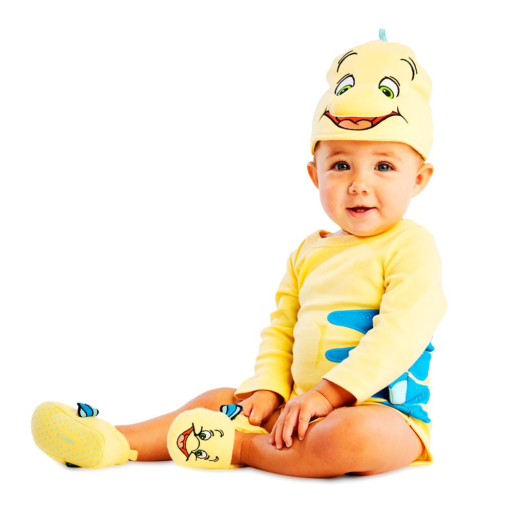 Disney Flounder Costume Bodysuit For Baby – The Little Mermaid
