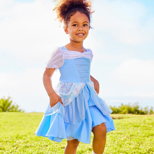  Cinderella Disney Story Play Dress For Kids