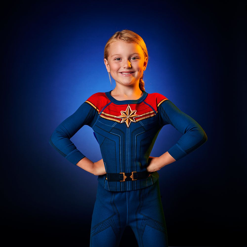 Disney Captain Marvel Costume PJ PALS For Kids