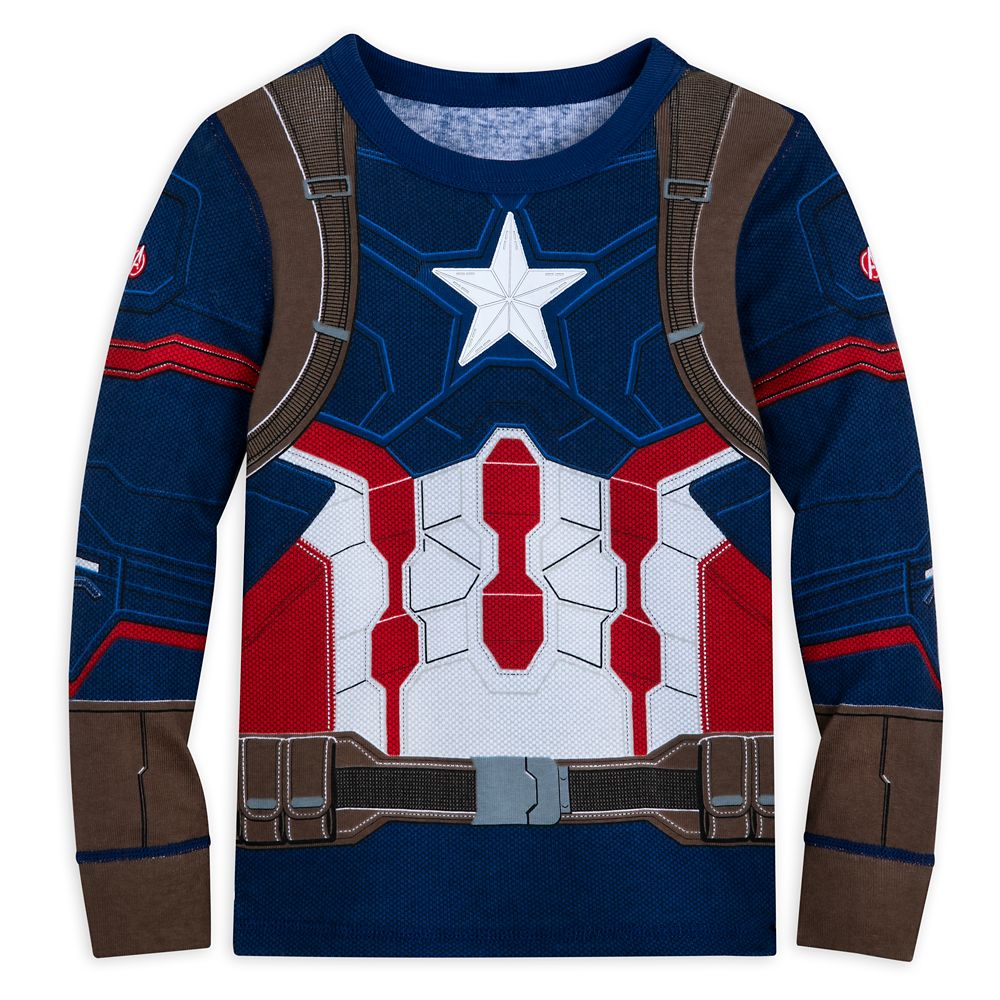 Disney Captain America Costume PJ PALS For Kids