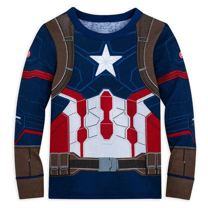 Disney Captain America Costume PJ PALS For Kids