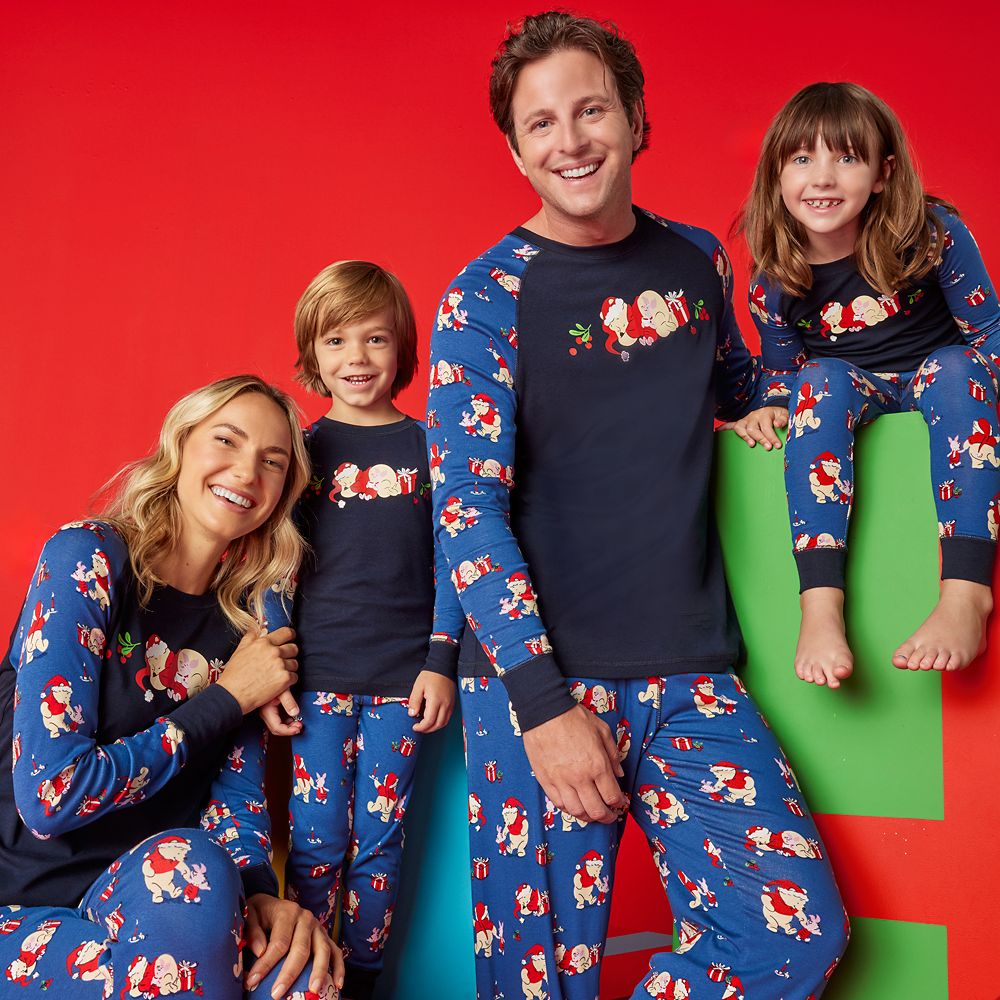 Disney Winnie The Pooh Holiday Family Matching Pajama Set For Kids By Munki Munki