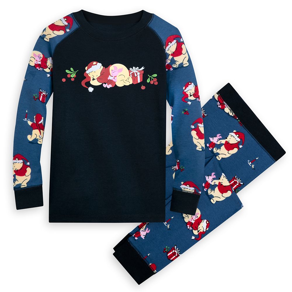 Disney Winnie The Pooh Holiday Family Matching Pajama Set For Kids By Munki Munki