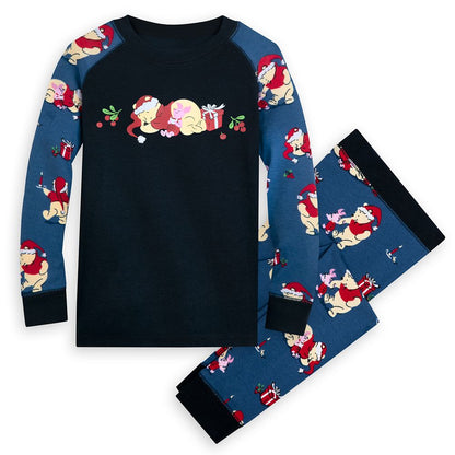 Disney Winnie The Pooh Holiday Family Matching Pajama Set For Kids By Munki Munki