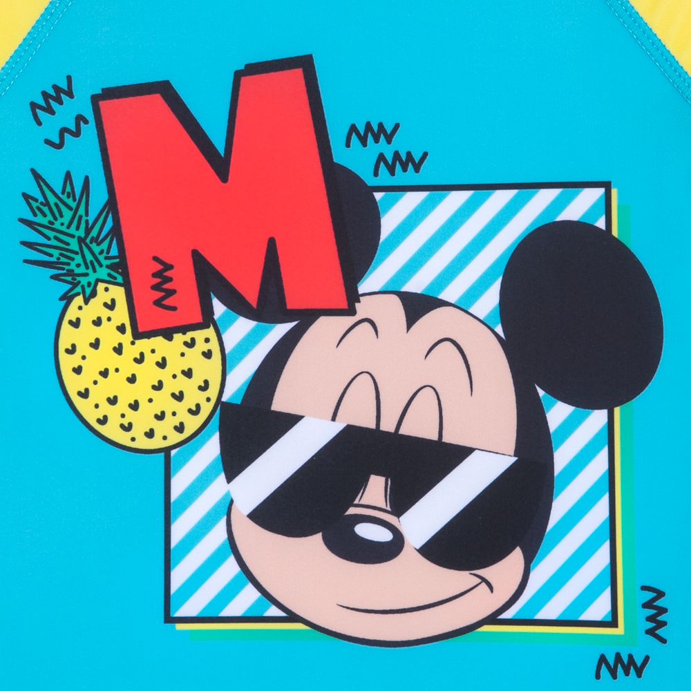 Disney Mickey Mouse Rash Guard For Boys