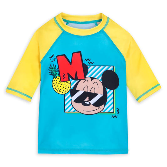 Disney Mickey Mouse Rash Guard For Boys