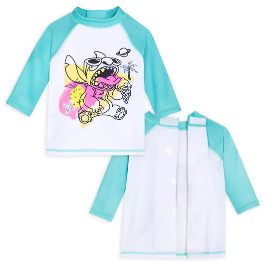 Disney Stitch Adaptive Rash Guard For Kids