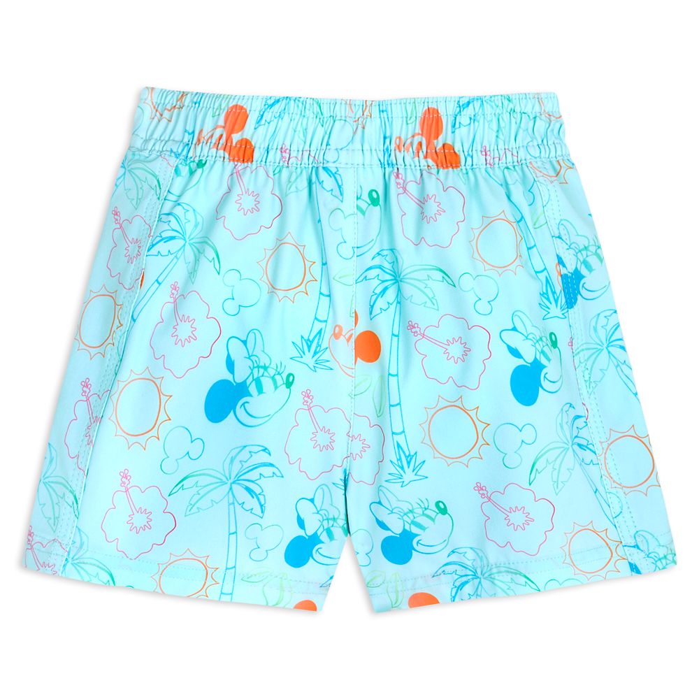 Disney Mickey And Minnie Mouse Swim Trunks For Baby