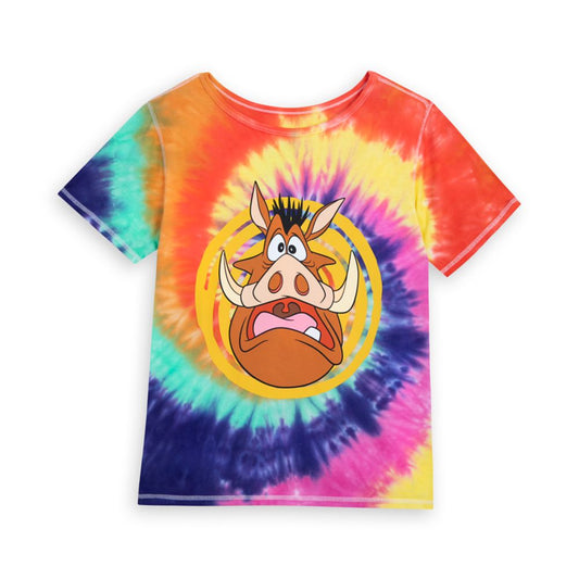 Disney Pumbaa Tie-Dye T-Shirt For Kids – The Lion King – Sensory Friendly