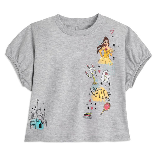 Disney Belle Fashion T-Shirt For Girls – Beauty And The Beast