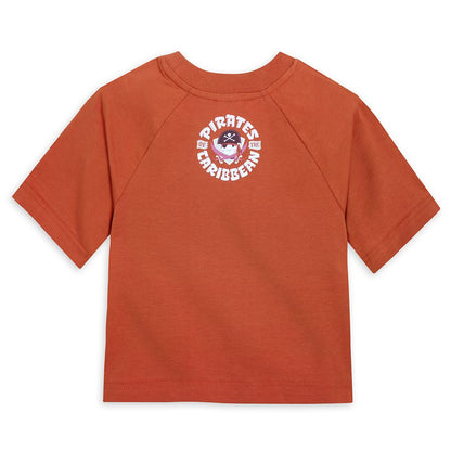Disney Mickey And Minnie Mouse Semi-Cropped T-Shirt For Kids – Pirates Of The Caribbean