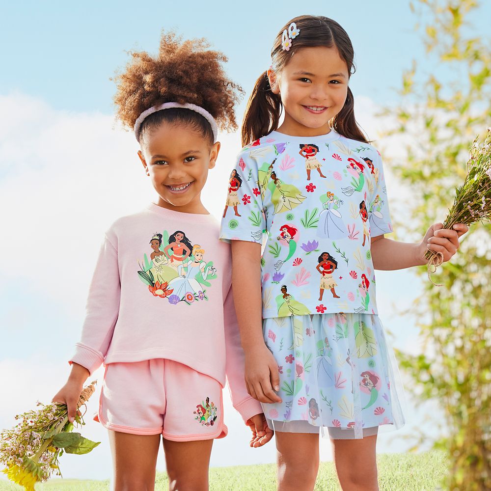  Disney Princess Long Sleeve Pullover Top For Girls