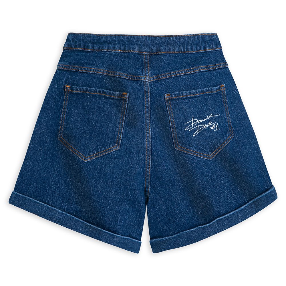 Disney Donald Duck Denim Shorts For Women – 90th Anniversary