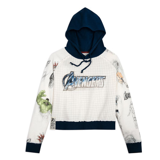 Disney Avengers Pullover Hoodie For Women By Heroes & Villains – 60th Anniversary