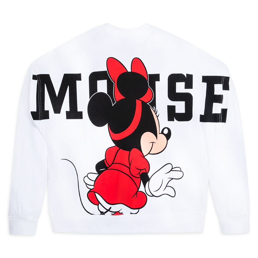 Disney Minnie Mouse Back To Front Pullover Sweatshirt For Women
