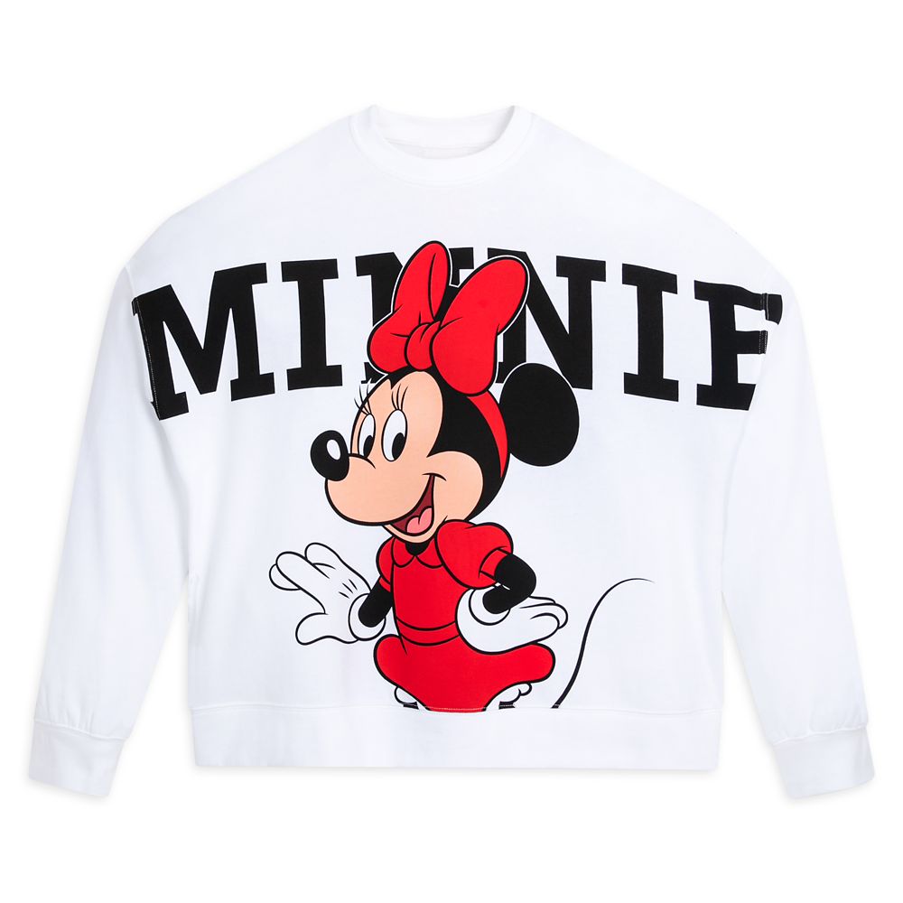 Disney Minnie Mouse Back To Front Pullover Sweatshirt For Women