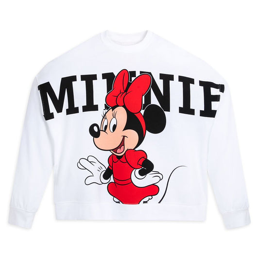 Disney Minnie Mouse Back To Front Pullover Sweatshirt For Women