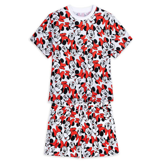 Disney Minnie Mouse Short Sleep Set For Women