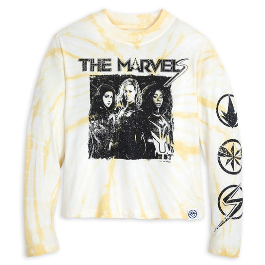 Disney The Marvels Long Sleeve Tie-Dye T-Shirt For Women