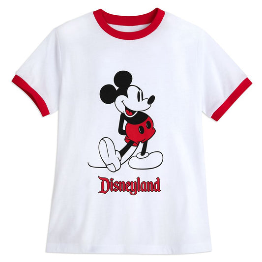  Mickey Mouse Standing Ringer T-Shirt For Women – Disneyland