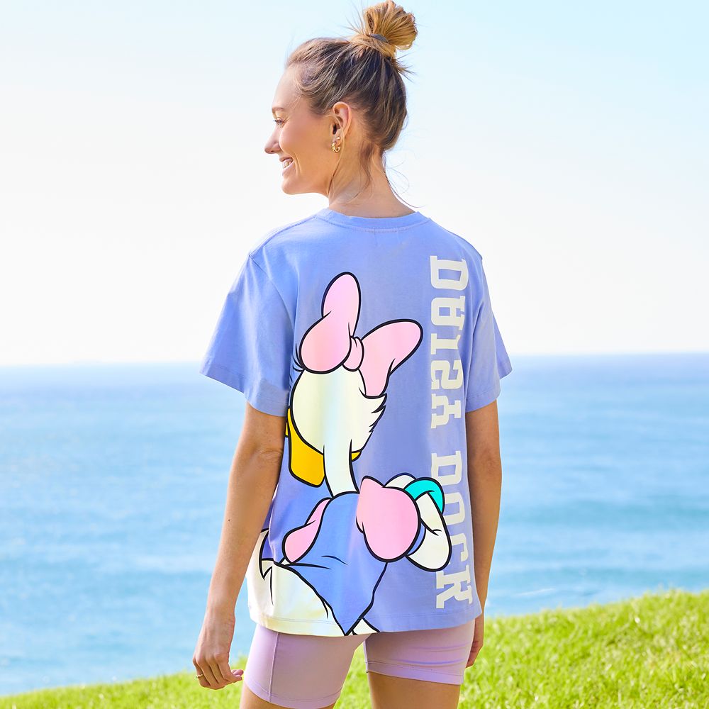 Disney Daisy Duck Back To Front T-Shirt For Women