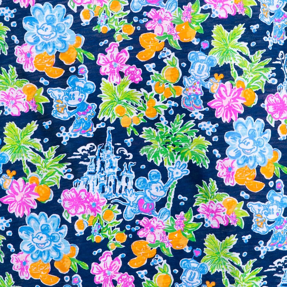  Mickey And Minnie Mouse Etta V-Neck T-Shirt For Women By Lilly Pulitzer – Disney Parks