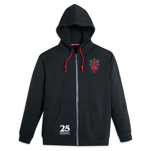 Disney Darth Maul Zip Hoodie For Adults – Star Wars: Episode 1 – The Phantom Menace 25th Anniversary