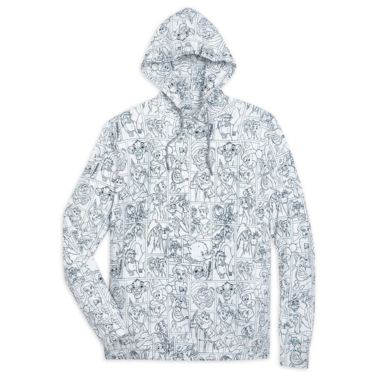  Disney Sketch Performance Pullover Hoodie For Adults By RSVLTS