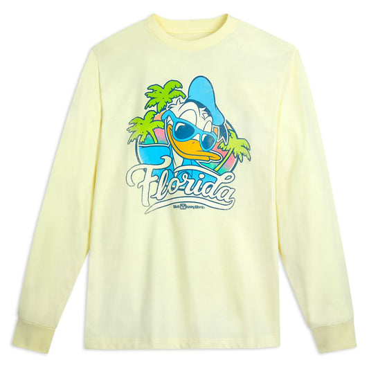  Donald Duck Florida Long Sleeve T-Shirt For Adults – Walt Disney World