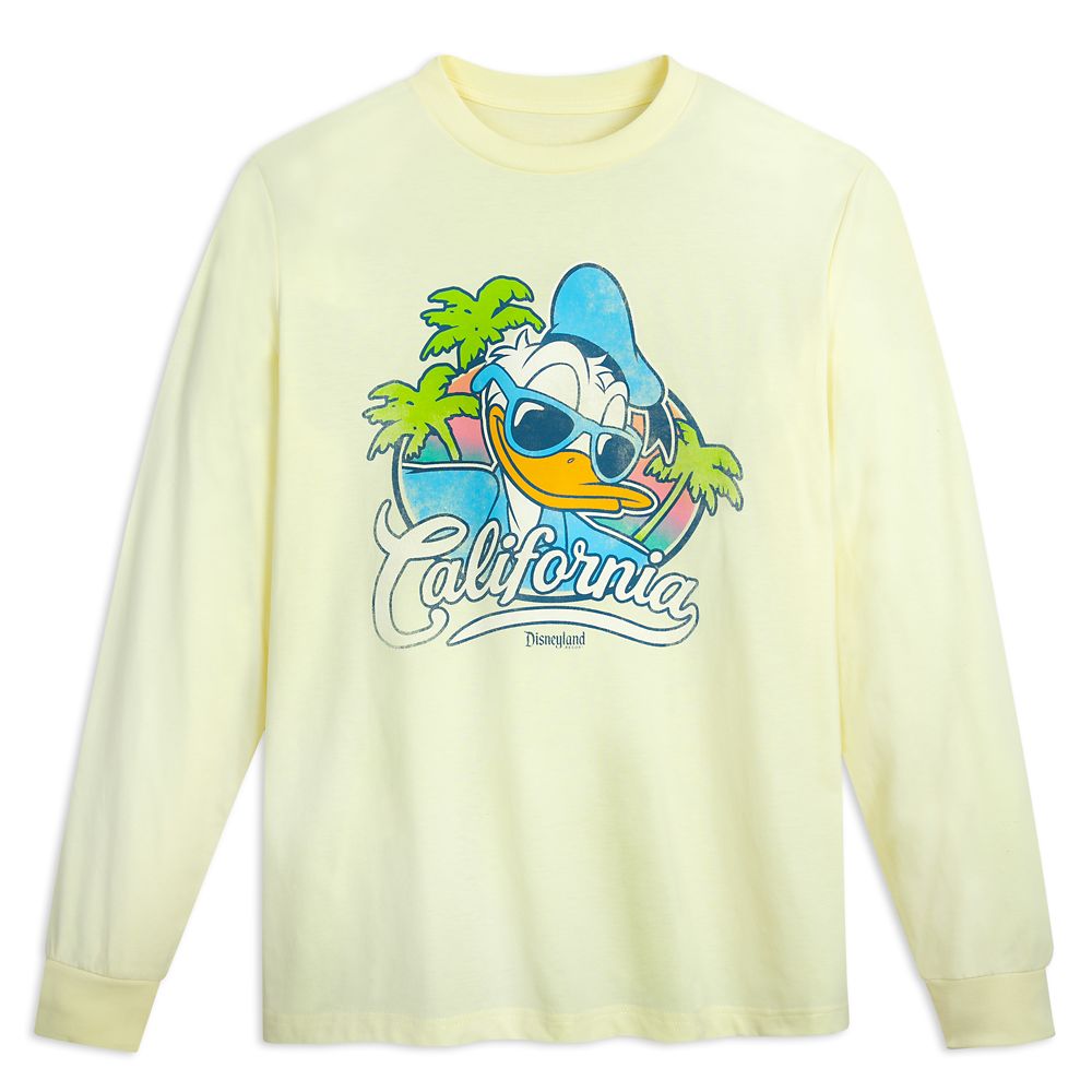  Donald Duck California Long Sleeve T-Shirt For Adults – Disneyland