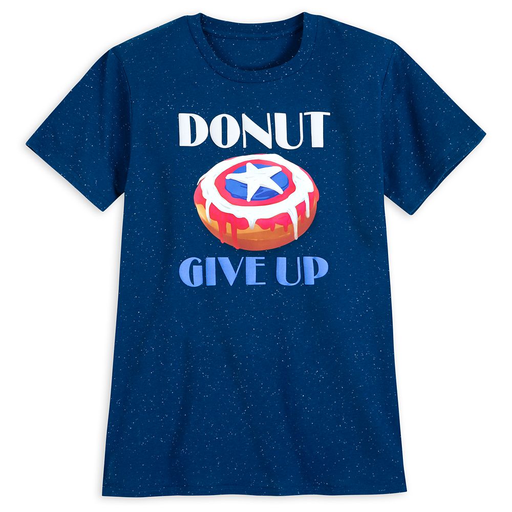Disney Captain America Donut T-Shirt For Adults