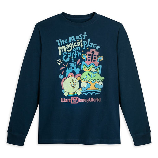  Walt Disney World ''The Most Magical Place On Earth'' Long Sleeve T-Shirt For Adults