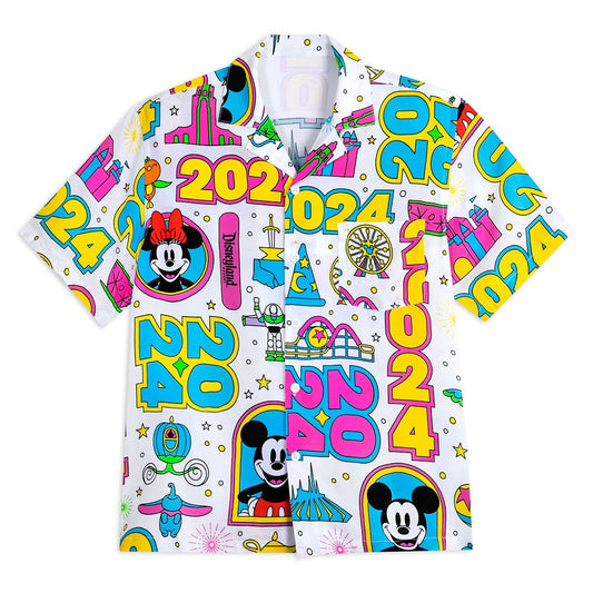  Mickey And Minnie Mouse Woven Shirt For Adults – Disneyland 2024
