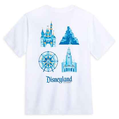  Disneyland Icons T-Shirt For Adults