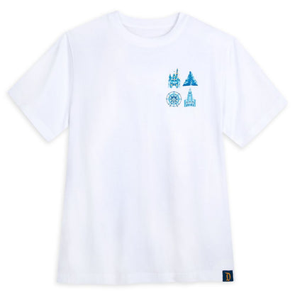  Disneyland Icons T-Shirt For Adults