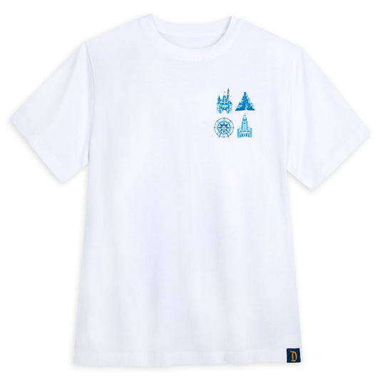  Disneyland Icons T-Shirt For Adults